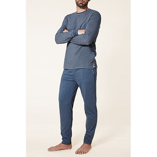 Men's Long-Sleeve Jersey Pyjamas niebieski Intimissimi  