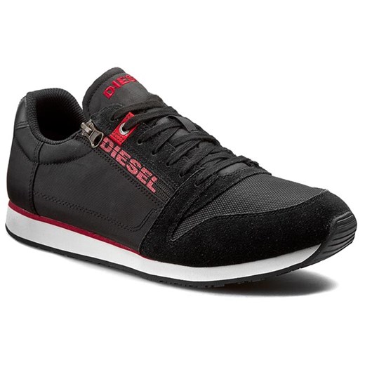 Sneakersy DIESEL - Slocker S Y00938 P0069 H5644 Black/Chili Pepper Diesel 45 wyprzedaż eobuwie.pl