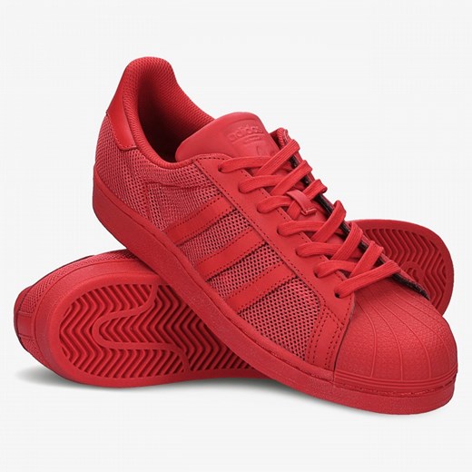 ADIDAS SUPERSTAR czerwony Adidas 44 Sizeer