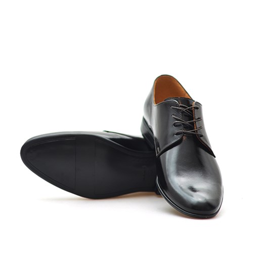 Pantofle Pan 952 Brązowe/Czekoladowe lico szary Pan  Arturo-obuwie