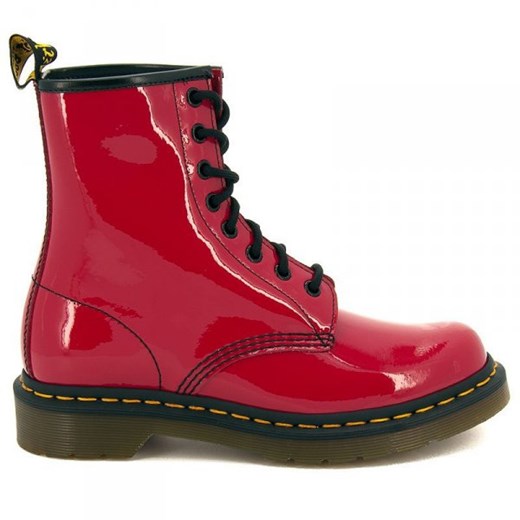 Buty Dr. Martens 1460 W Red Patent Lamper