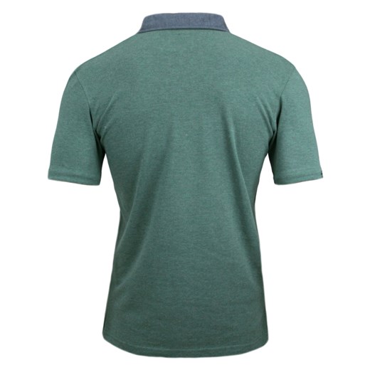 Zielona Koszulka Polo z Kieszonką - 100% BAWEŁNA - Chiao, Męska TSCHIAOM1101GREEN