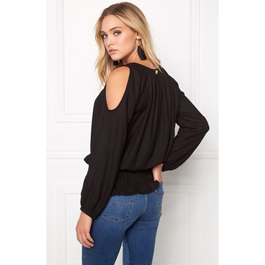 Bluzka Cold Shoulder Top czarny Chiara Forthi XS (EU32/34) halens.pl