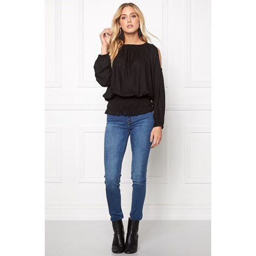 Bluzka Cold Shoulder Top Chiara Forthi niebieski S (EU36) halens.pl