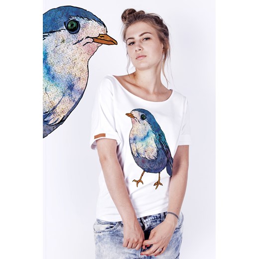 T-shirt Koliber Dzieńdobry bezowy S showroom.pl