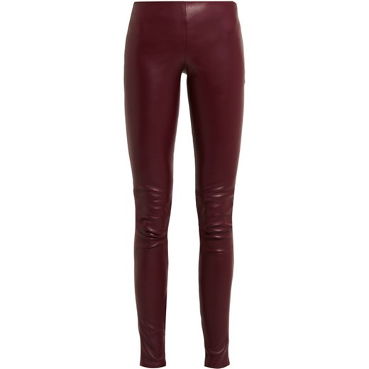 Stretch-leather skinny pants fioletowy Balenciaga  NET-A-PORTER