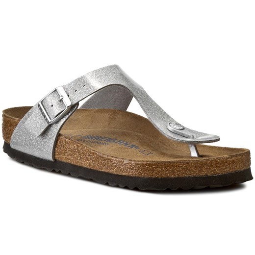 Klapki BIRKENSTOCK - Gizeh 0847461 Magic Galaxy Silver brazowy Birkenstock 38 eobuwie.pl