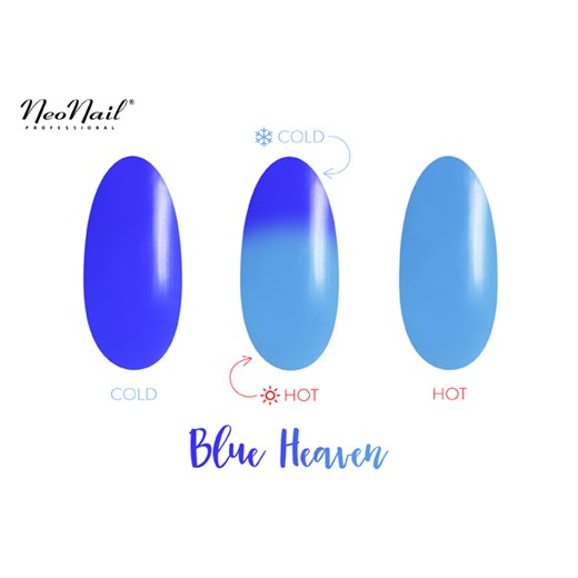 Lakier Hybrydowy Termiczny 6 ml - Blue Heaven Neonail niebieski