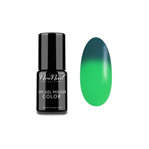 Lakier Hybrydowy Termiczny 6 ml - Green Lantern Neonail zielony