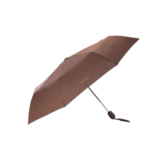 Smart parasol krótki brązowy