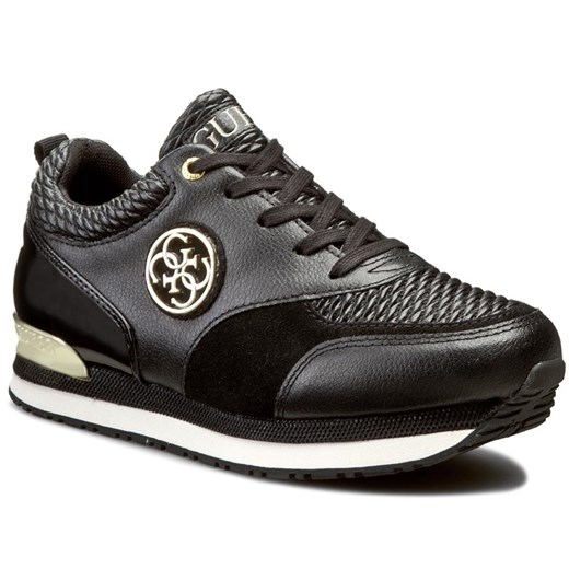 Sneakersy GUESS - Rimma FLRIM4 LEA12 BLACK Guess czarny 35 eobuwie.pl