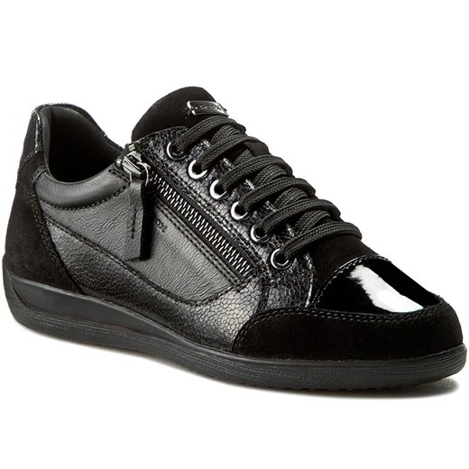 Sneakersy GEOX - D Myria A D6468A 0PV85 C9999 Czarny Geox czarny 39 eobuwie.pl