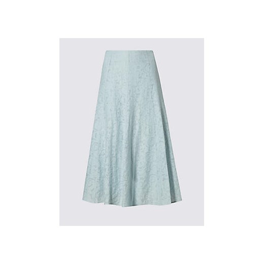 Tailored Fit Burnout A-line Skirt   Marks & Spencer  Marks&Spencer