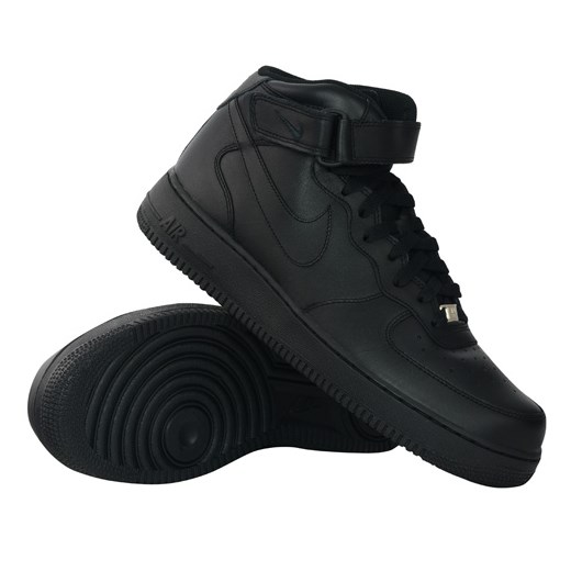 Buty Nike Air Force 1 Mid 07 "All Black" (315123-001)  Nike 11 Worldbox