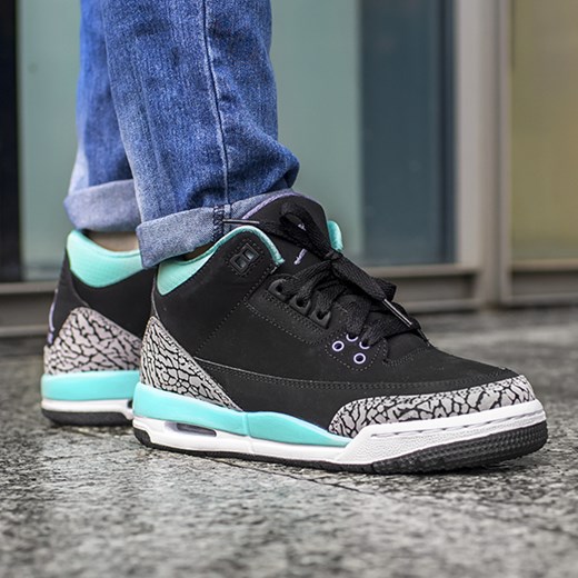 Buty Air Jordan 3 Retro (GG) "Bleached Turquoise" (441140-045) Jordan 5Y Worldbox