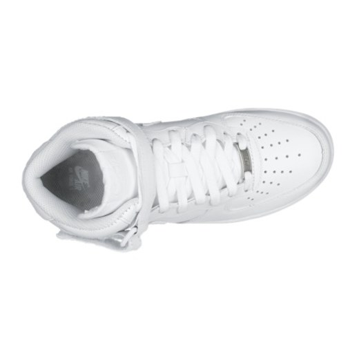 Buty Nike Air Force 1 Mid 07 "All White" Leather (366731-100)  Nike 5 Worldbox