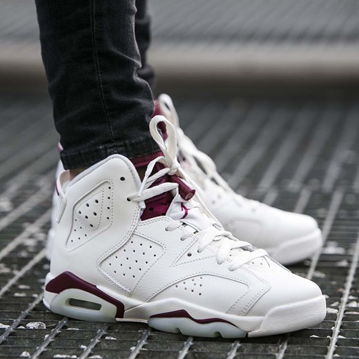 Buty Air Jordan 6 Retro (BG) "Maroon" (384665-116) Jordan szary 6Y Worldbox