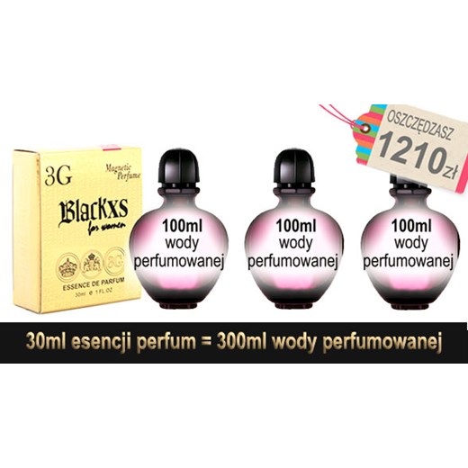 Esencja Perfum odp. Black XS for Her Paco Rabanne /30ml
