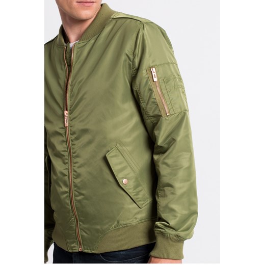 Review - Kurtka Nylon Bomber Review zielony XXL ANSWEAR.com