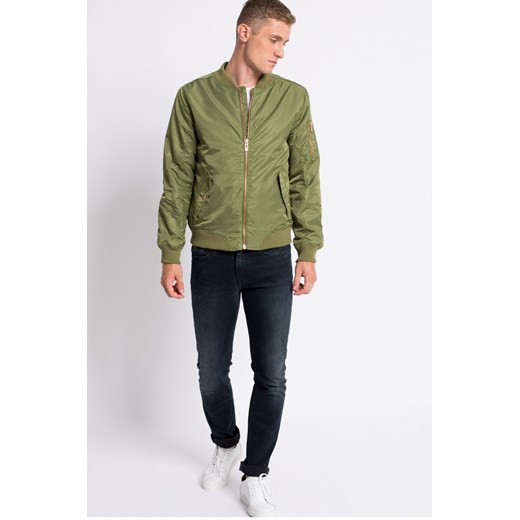 Review - Kurtka Nylon Bomber zielony Review S ANSWEAR.com