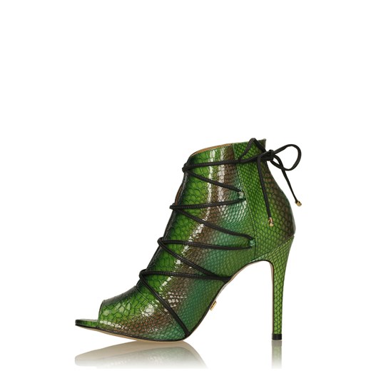 Zielone botki peep toe zielony Kazar 36 kazar.com