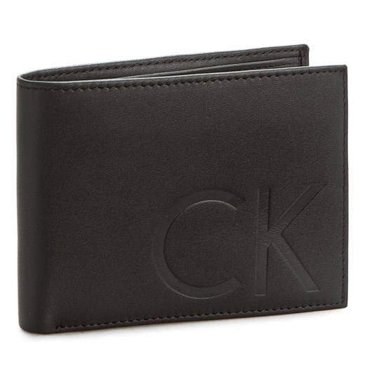Duży Portfel Męski CALVIN KLEIN JEANS - F1nn 10Cc+Coin+Pass Black 001 Calvin Klein czarny  eobuwie.pl