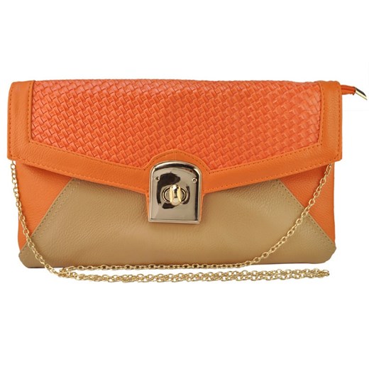 Kopertówka Weave & Colour Block - Orange  pandzior-pl-new-vogue  kopertówki