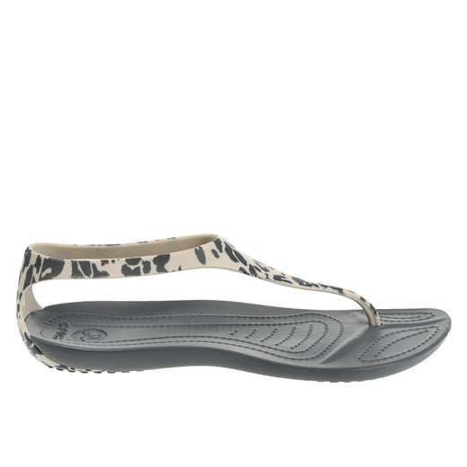 Sexi Leopard Print Flip Charcoal bialy Crocs 42-43 London Shoes