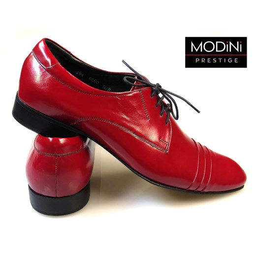 Czerwone buty męskie wizytowe czerwony Faber - Obuwie Męskie 42 wyprzedaż Modini 