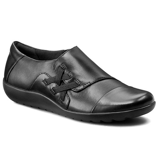 Półbuty CLARKS - Medora Sandy 261218594 Black Leather szary Clarks 41 eobuwie.pl