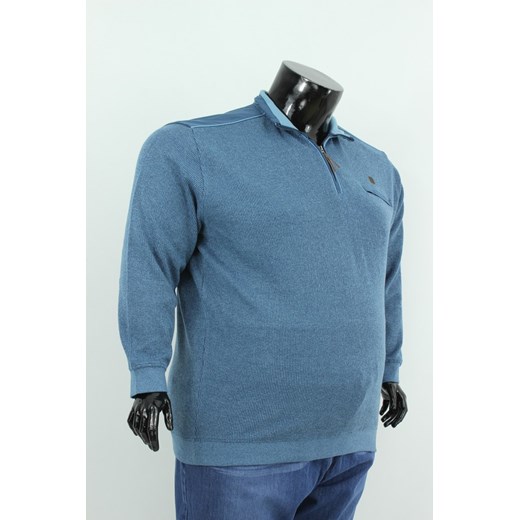SWETER MĘSKI KTR SWE0332 rozmiary od 6XL do 8XL Kitaro niebieski 8XL BMC