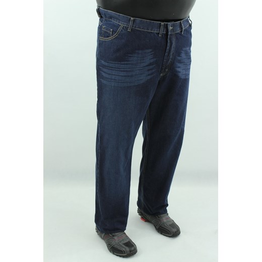 SPODNIE MĘSKIE JEANS BMC SP00032 pas 136-158 cm szary Big Men Certified 56 BMC