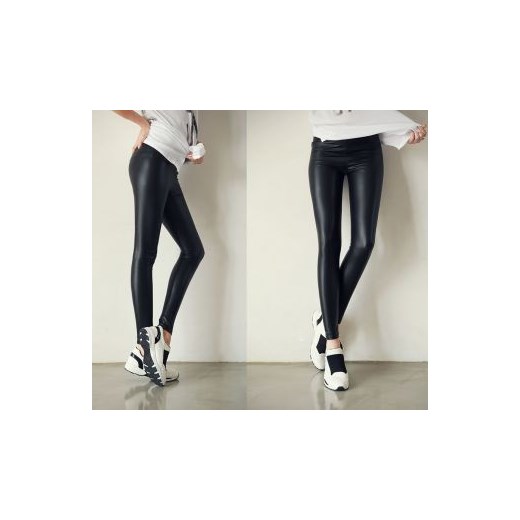 LEGGINSY GETRY LATEX MATOWE Time For Fashion