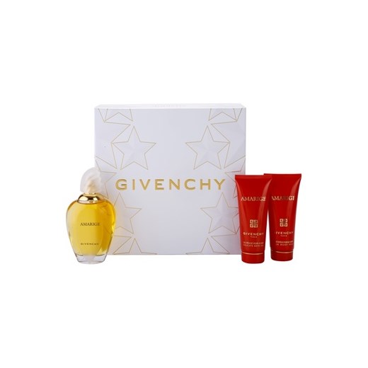 Givenchy Amarige zestaw upominkowy I. woda toaletowa 100 ml + mleczko do ciała 75 ml + żel pod prysznic 75 ml