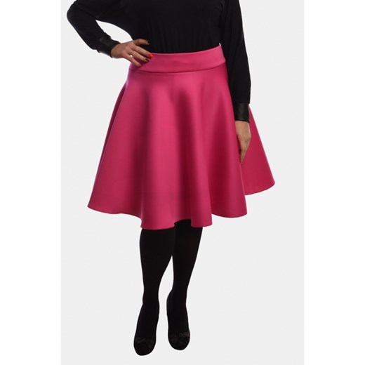 Spódnica piankowa, amarantowa by 20inlove?by 20inlove rozowy 46 20inlove.pl