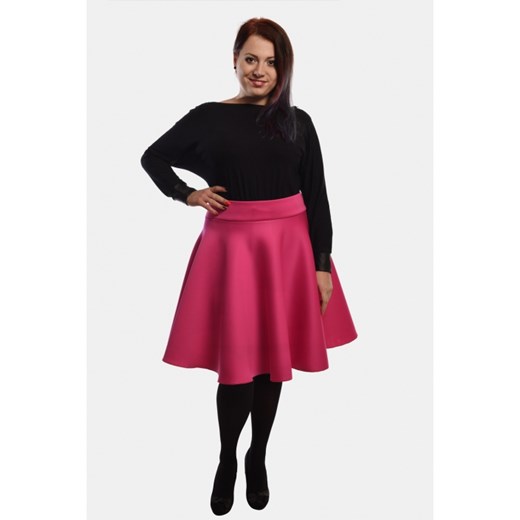 Spódnica piankowa, amarantowa by 20inlove?by 20inlove rozowy 50 20inlove.pl