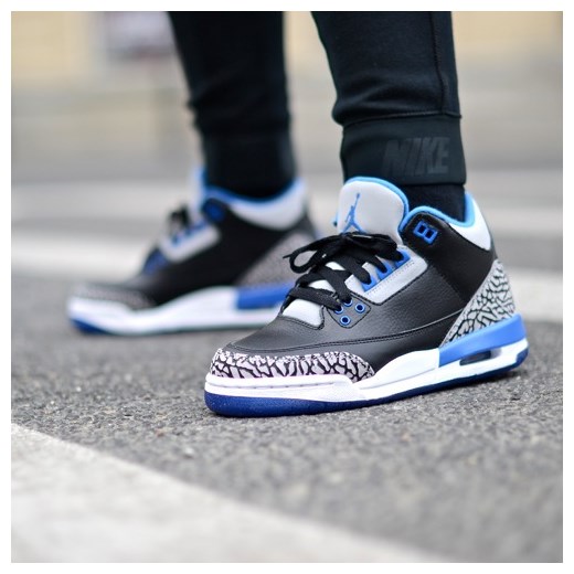 Buty Air Jordan 3 Retro (BG) "Sport Blue" (398614-007)