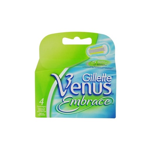 Gillette Venus Embrace zapasowe ostrza 4 szt. (Spare Blades) 4 szt. + do każdego zamówienia upominek.  zielony  iperfumy.pl