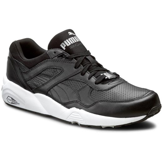 Sneakersy PUMA - R698 Core Leather 360601 02 Black/Black/Drizzle Puma  44 eobuwie.pl