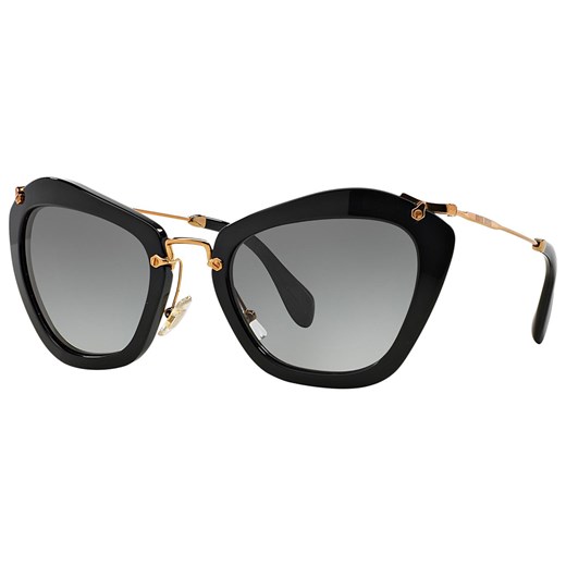 Miu Miu Noir MU10NS 1AB3M1 Miu Miu szary 55 wyprzedaż Eyerim