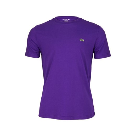 T-Shirt Basic Lacoste Regular Fit Lacoste fioletowy  VisciolaFashion