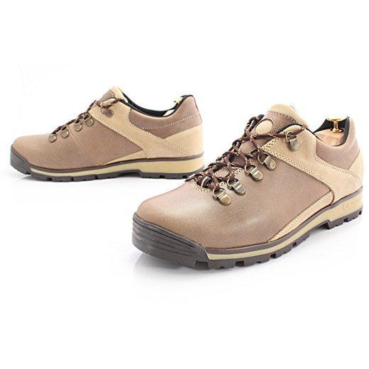 KENT 290 BRĄZOWE - Trekkingowe buty męskie ze skóry  Kent 42 Tymoteo.pl - sklep obuwniczy