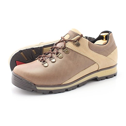 KENT 290 BRĄZOWE - Trekkingowe buty męskie ze skóry Kent  42 Tymoteo.pl - sklep obuwniczy