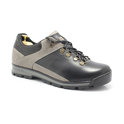 KENT 290 CZARNY-SZARY Trekkingowe buty męskie ze skóry  Kent 44 Tymoteo.pl - sklep obuwniczy