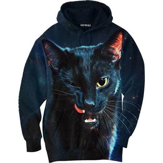 Bluza Black cat hoodie