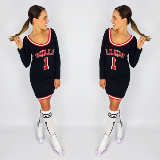 SUKIENKA BULLS - CZARNA czarny Selfieroom Selfieroom.pl