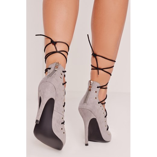 Missguided - Szpilki Eyelet Detail Lace Up  Missguided 39 ANSWEAR.com