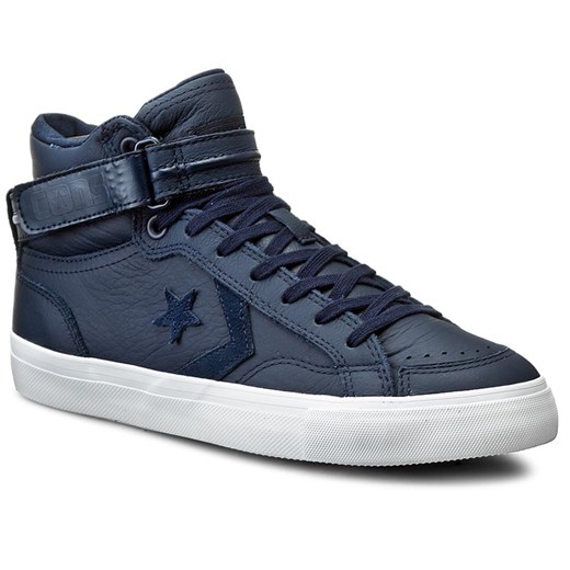 Sneakersy CONVERSE - Pro Blaze Plus Leather Hi 153945C Obsidian/Obsidian/White Converse  46.5 eobuwie.pl