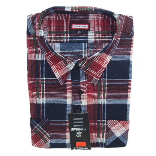 DUŻA NADWYMIAROWA KOSZULA FLANELOWA! 4XL 47/48 F17 Speed.A 6XL Modameskado6xl
