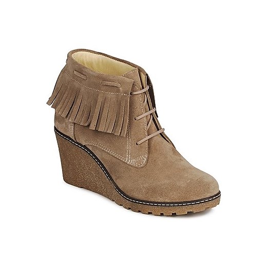 Betty London  Low boots VELODE spartoo brazowy Buty